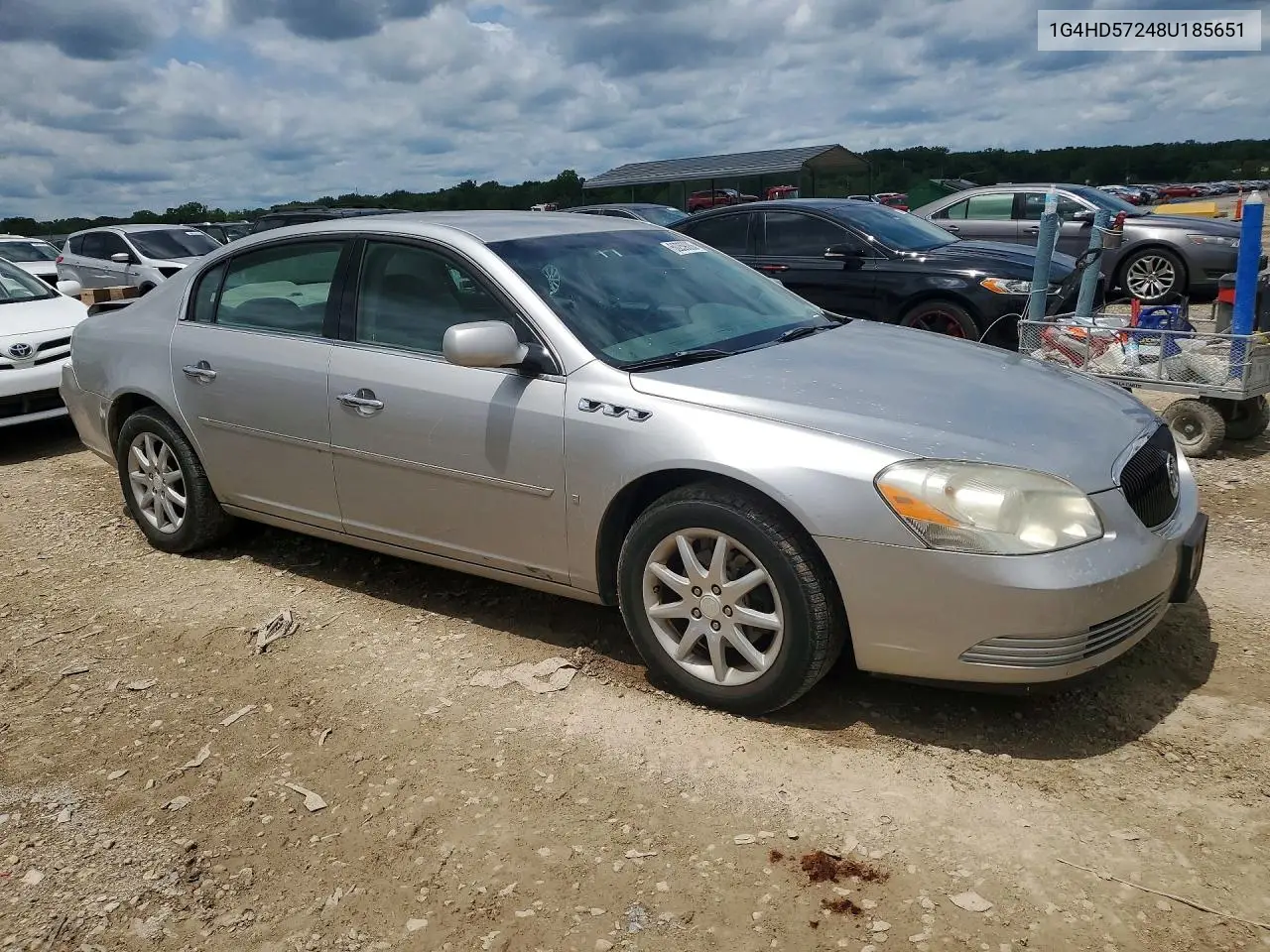 2008 Buick Lucerne Cxl VIN: 1G4HD57248U185651 Lot: 60259086