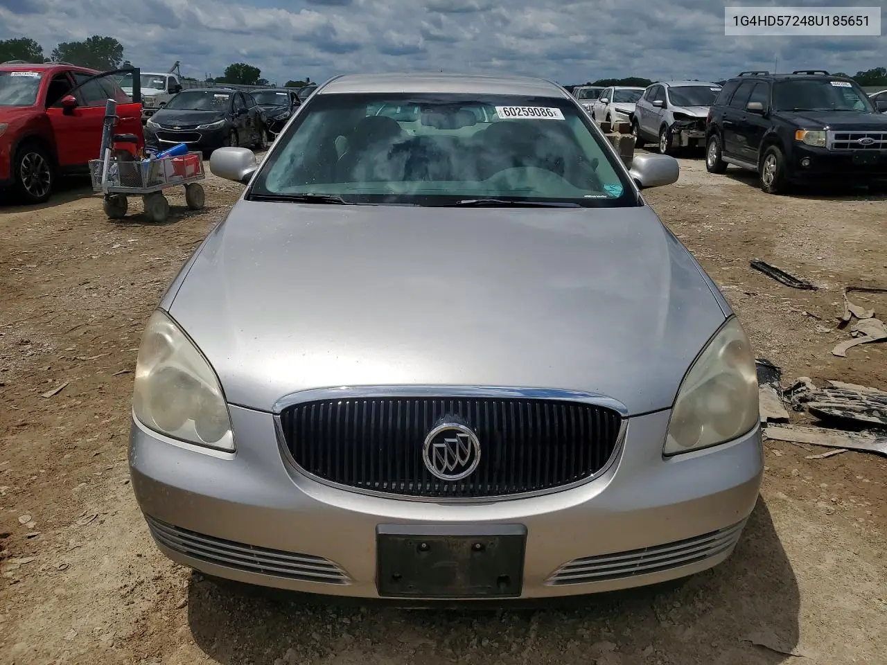 2008 Buick Lucerne Cxl VIN: 1G4HD57248U185651 Lot: 60259086