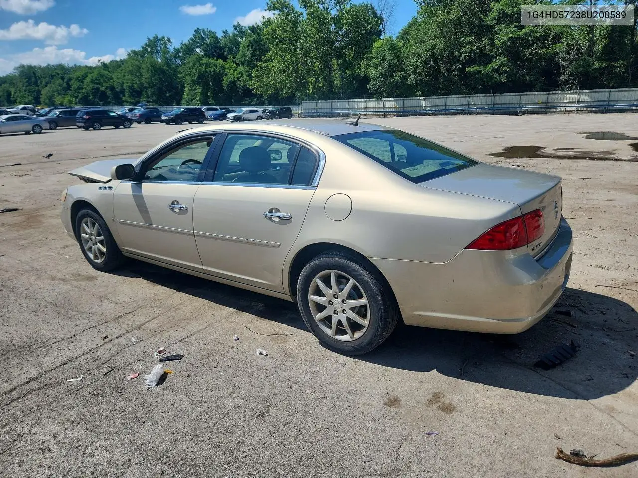 2008 Buick Lucerne Cxl VIN: 1G4HD57238U200589 Lot: 60458706