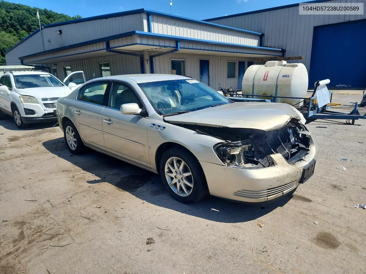 2008 Buick Lucerne Cxl VIN: 1G4HD57238U200589 Lot: 60458706