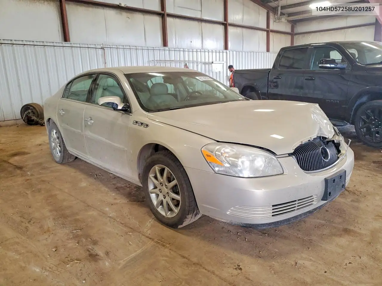 2008 Buick Lucerne Cxl VIN: 1G4HD57258U201257 Lot: 61142076