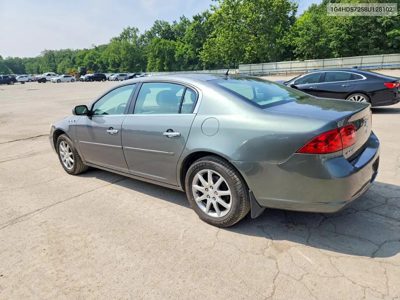 2008 Buick Lucerne Cxl VIN: 1G4HD57258U128102 Lot: 61535266