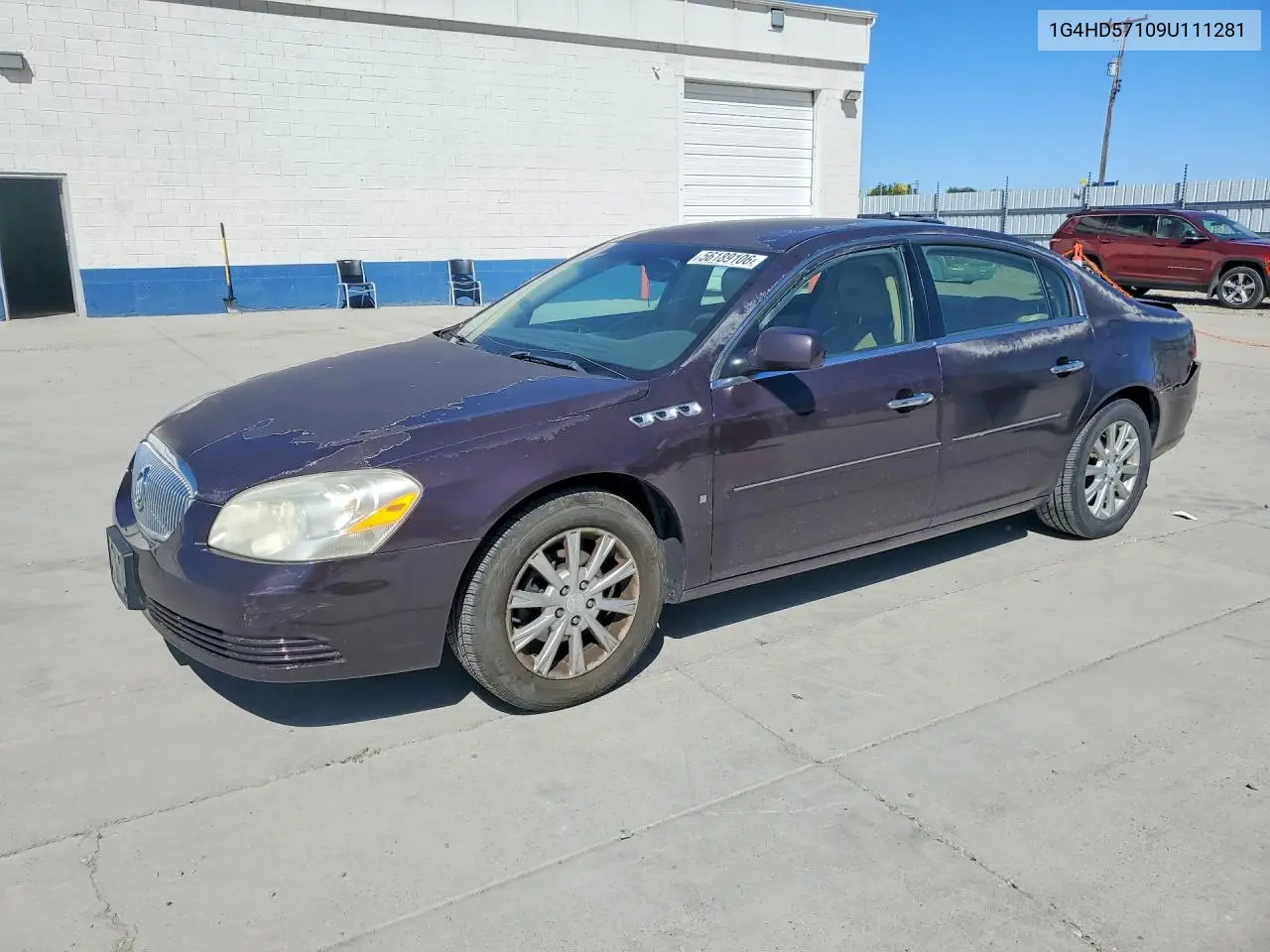 2009 Buick Lucerne Cxl VIN: 1G4HD57109U111281 Lot: 56189106