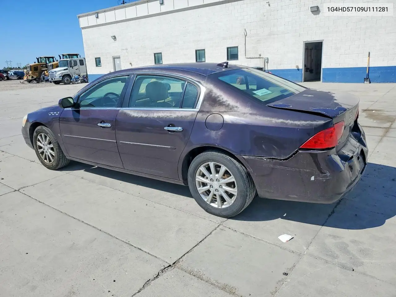 2009 Buick Lucerne Cxl VIN: 1G4HD57109U111281 Lot: 56189106