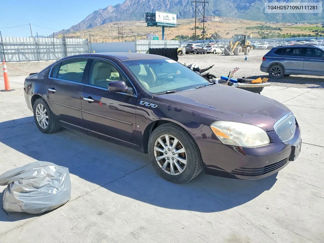 2009 Buick Lucerne Cxl VIN: 1G4HD57109U111281 Lot: 56189106