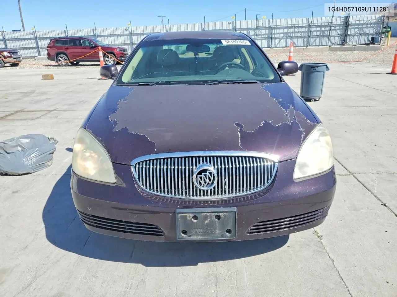2009 Buick Lucerne Cxl VIN: 1G4HD57109U111281 Lot: 56189106
