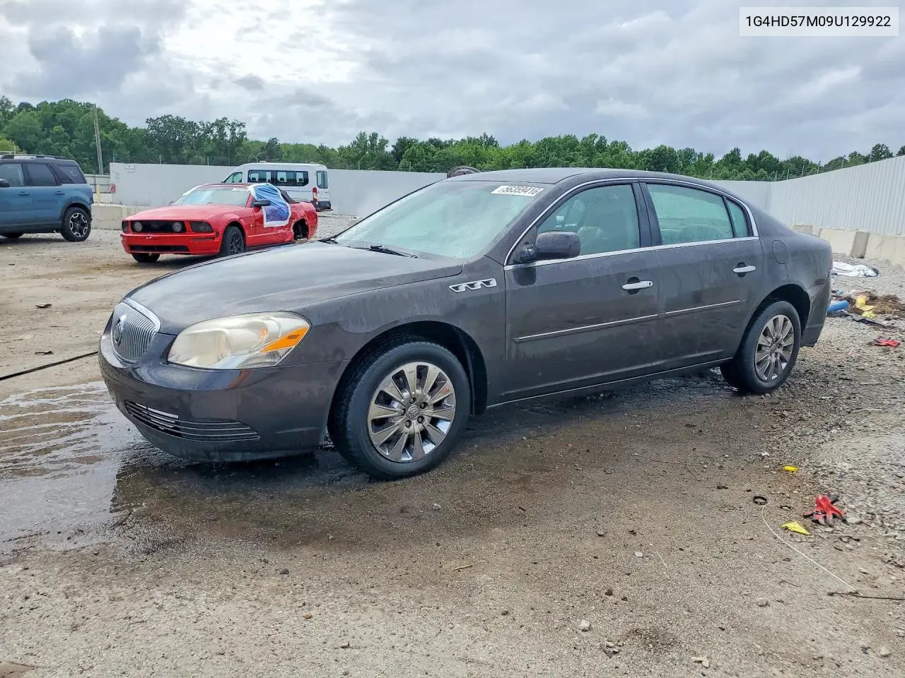 2009 Buick Lucerne Cxl VIN: 1G4HD57M09U129922 Lot: 56359416