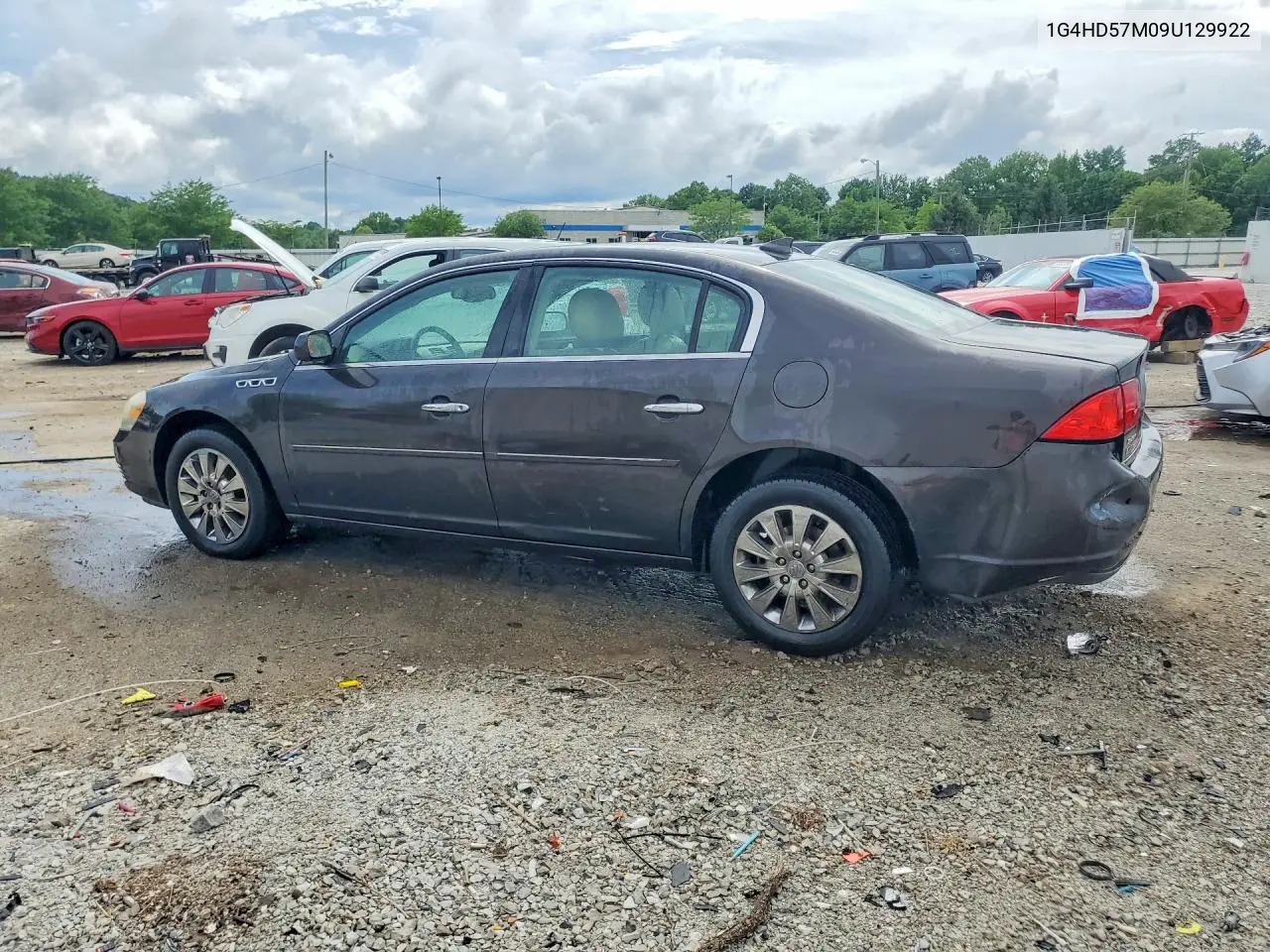 2009 Buick Lucerne Cxl VIN: 1G4HD57M09U129922 Lot: 56359416