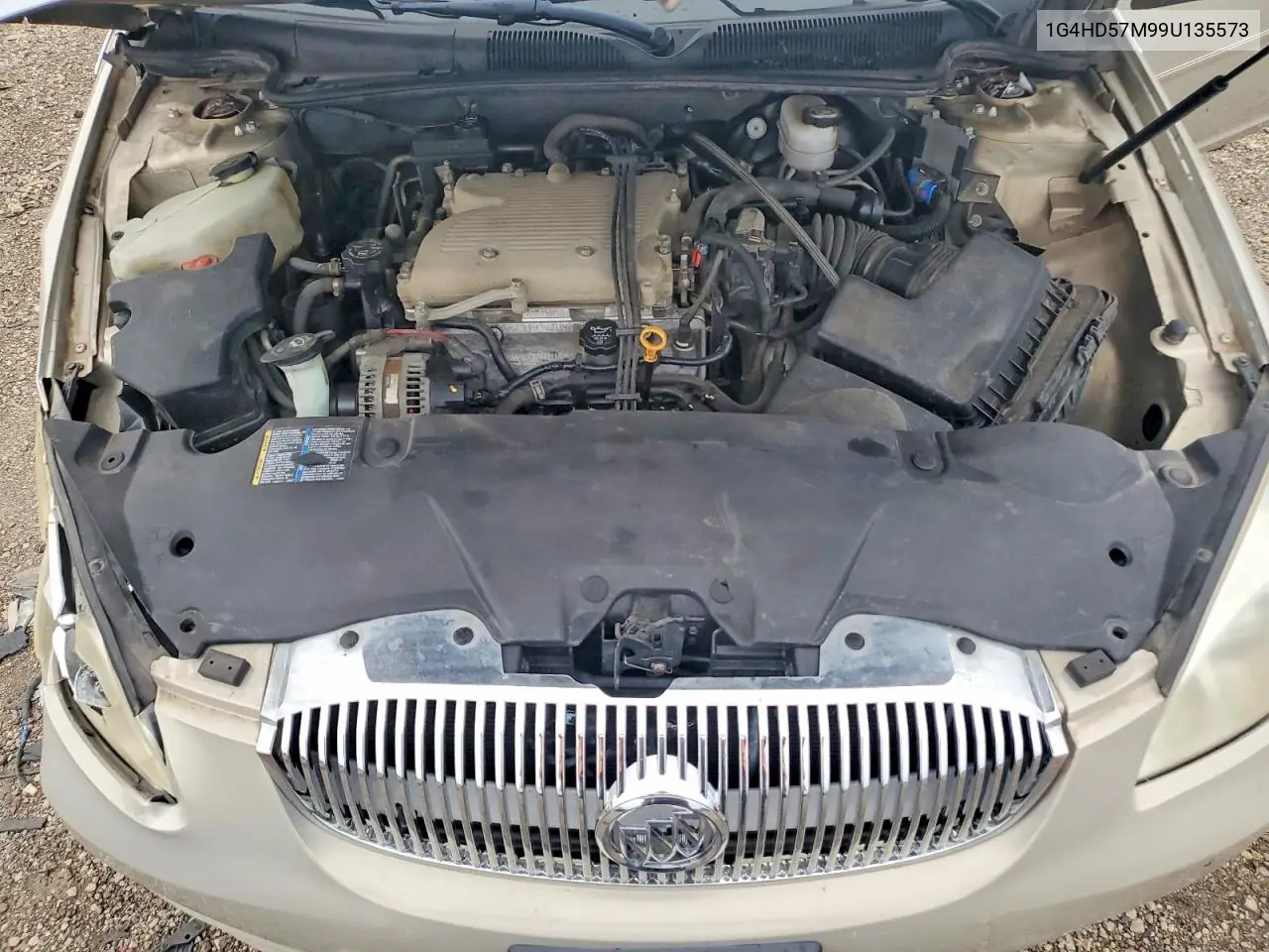 2009 Buick Lucerne Cxl VIN: 1G4HD57M99U135573 Lot: 57229286