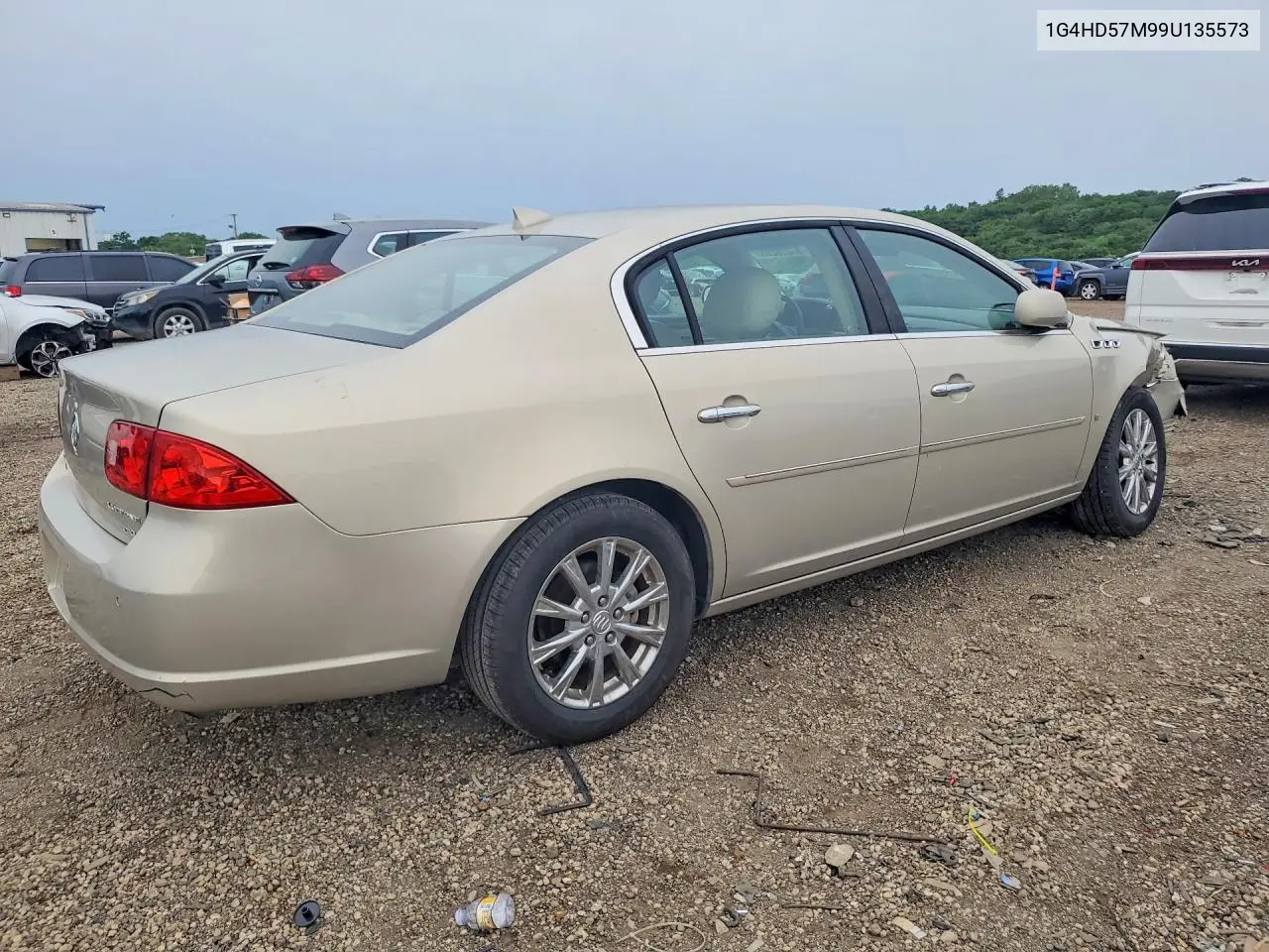 2009 Buick Lucerne Cxl VIN: 1G4HD57M99U135573 Lot: 57229286