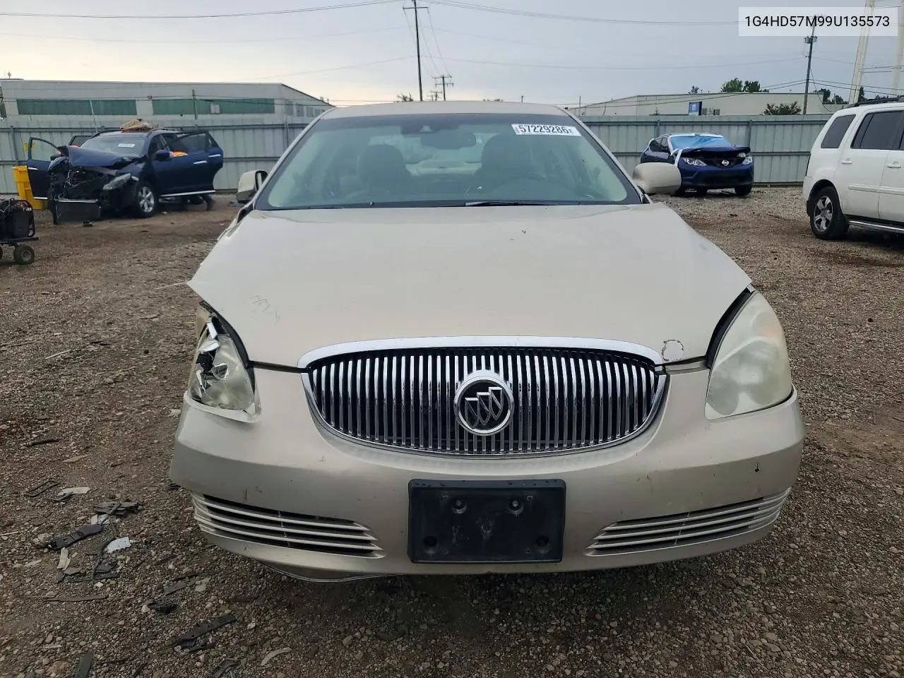 2009 Buick Lucerne Cxl VIN: 1G4HD57M99U135573 Lot: 57229286