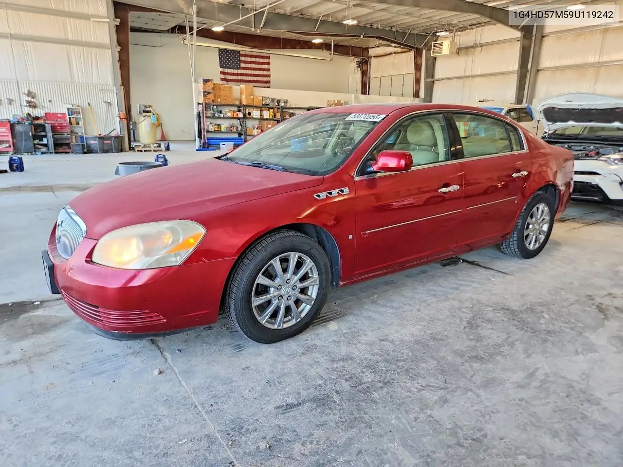 2009 Buick Lucerne Cxl VIN: 1G4HD57M59U119242 Lot: 58070956