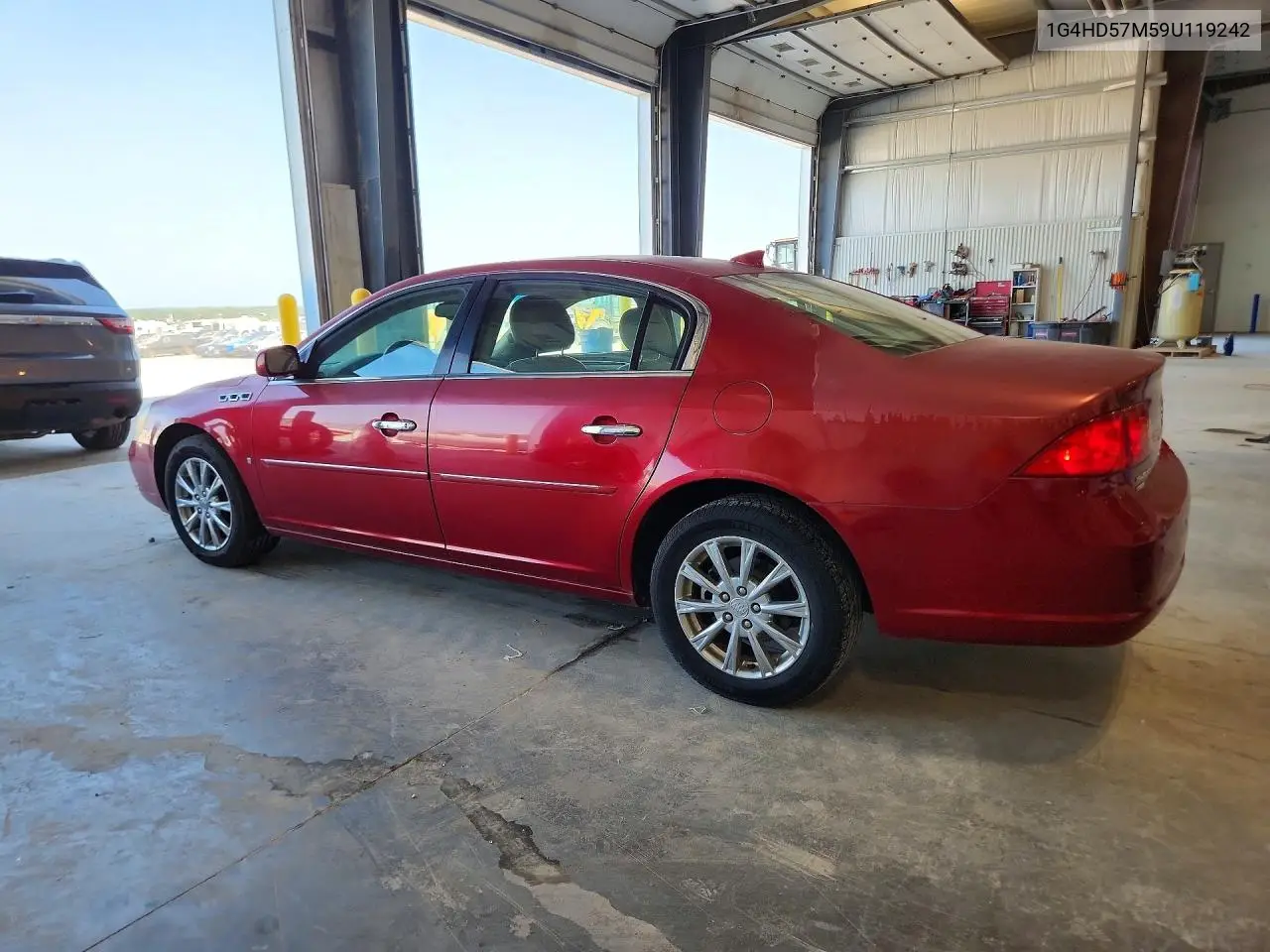 2009 Buick Lucerne Cxl VIN: 1G4HD57M59U119242 Lot: 58070956