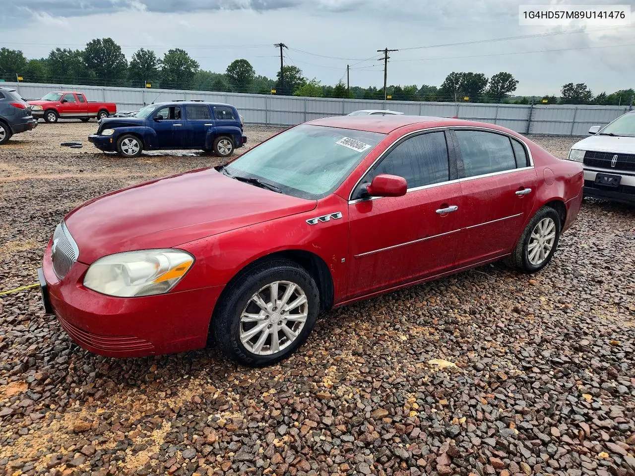 2009 Buick Lucerne Cxl VIN: 1G4HD57M89U141476 Lot: 59090506