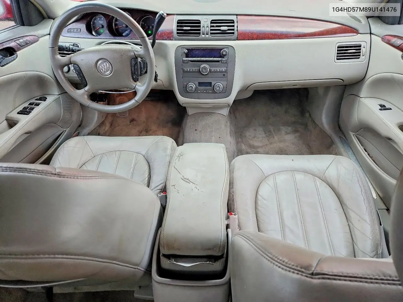 2009 Buick Lucerne Cxl VIN: 1G4HD57M89U141476 Lot: 59090506