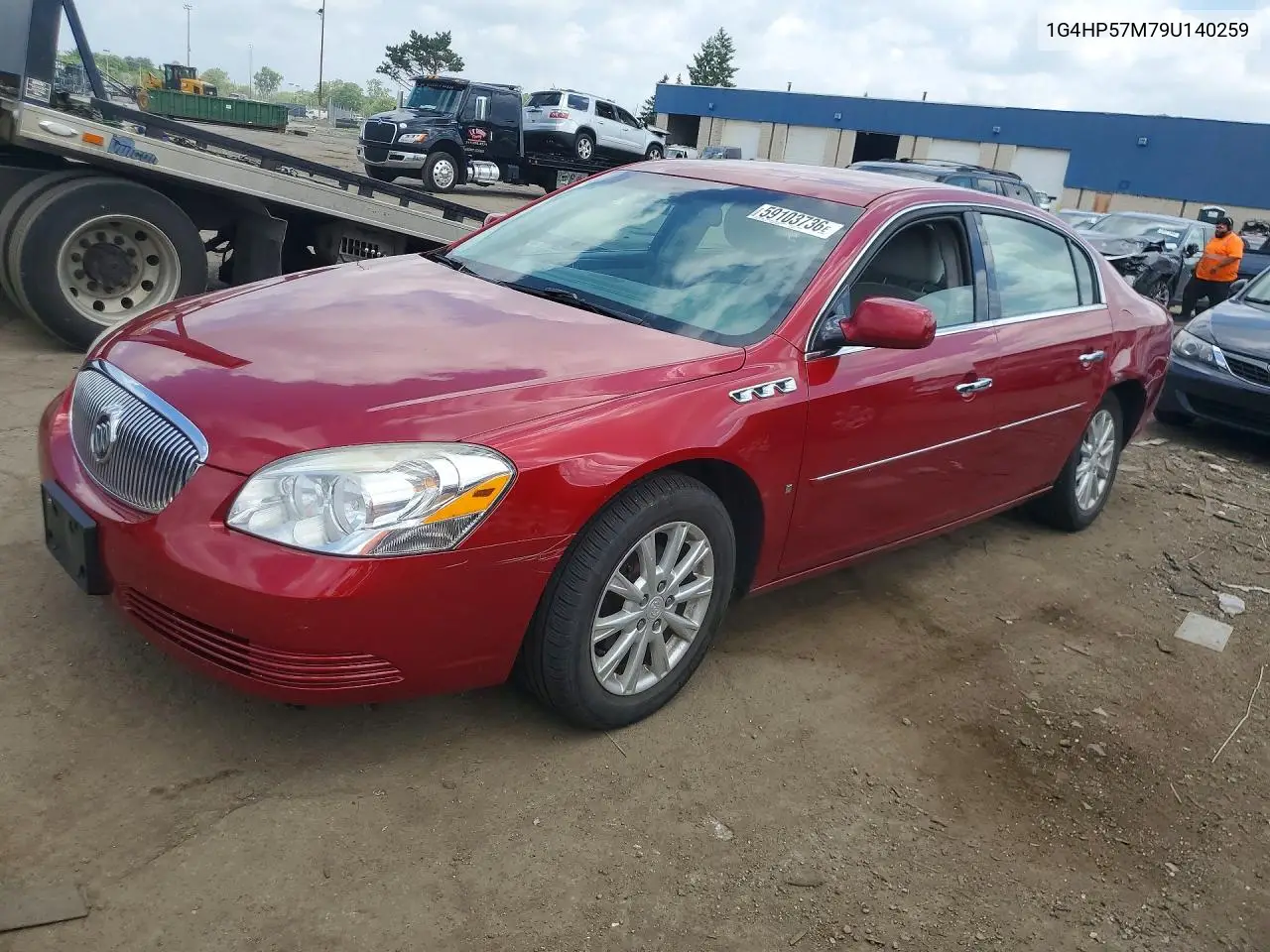 2009 Buick Lucerne Cx VIN: 1G4HP57M79U140259 Lot: 59103736