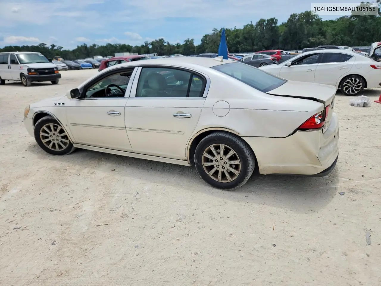 2010 Buick Lucerne Cxl VIN: 1G4HG5EM8AU106158 Lot: 56704086