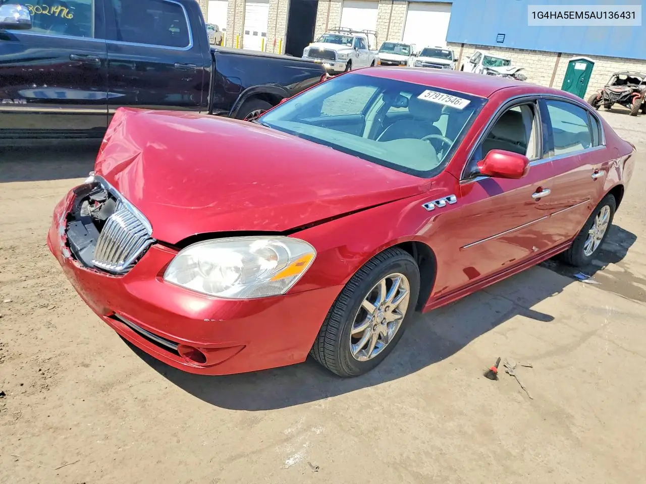 2010 Buick Lucerne Cx VIN: 1G4HA5EM5AU136431 Lot: 57917546