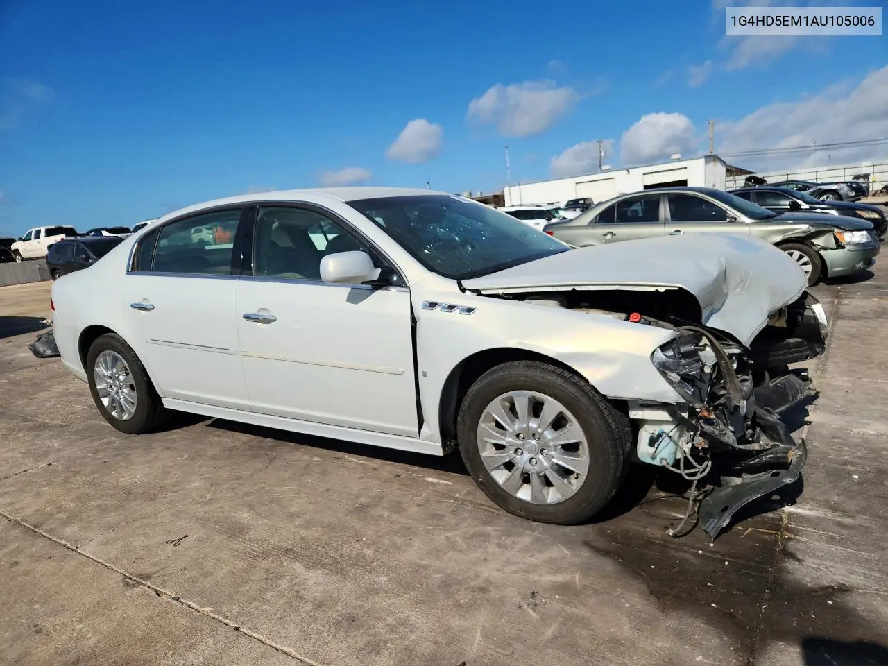 2010 Buick Lucerne Cxl VIN: 1G4HD5EM1AU105006 Lot: 59296656
