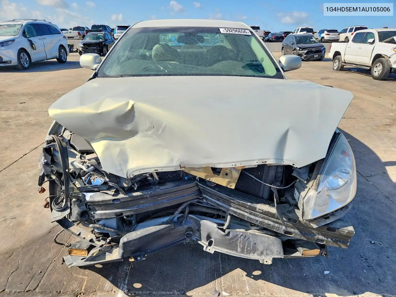 2010 Buick Lucerne Cxl VIN: 1G4HD5EM1AU105006 Lot: 59296656