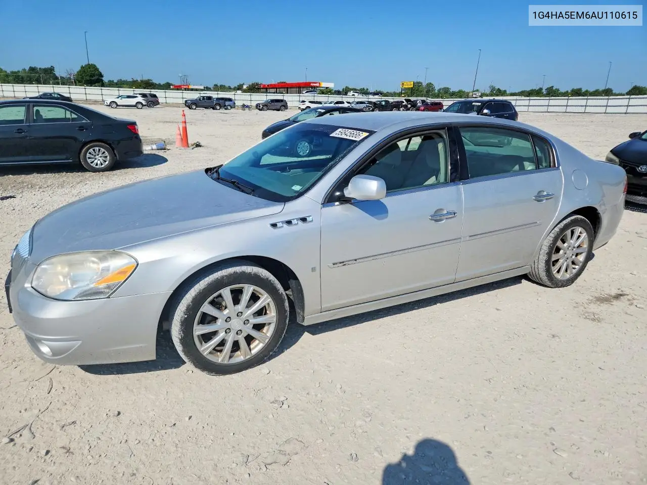 2010 Buick Lucerne Cx VIN: 1G4HA5EM6AU110615 Lot: 59845686