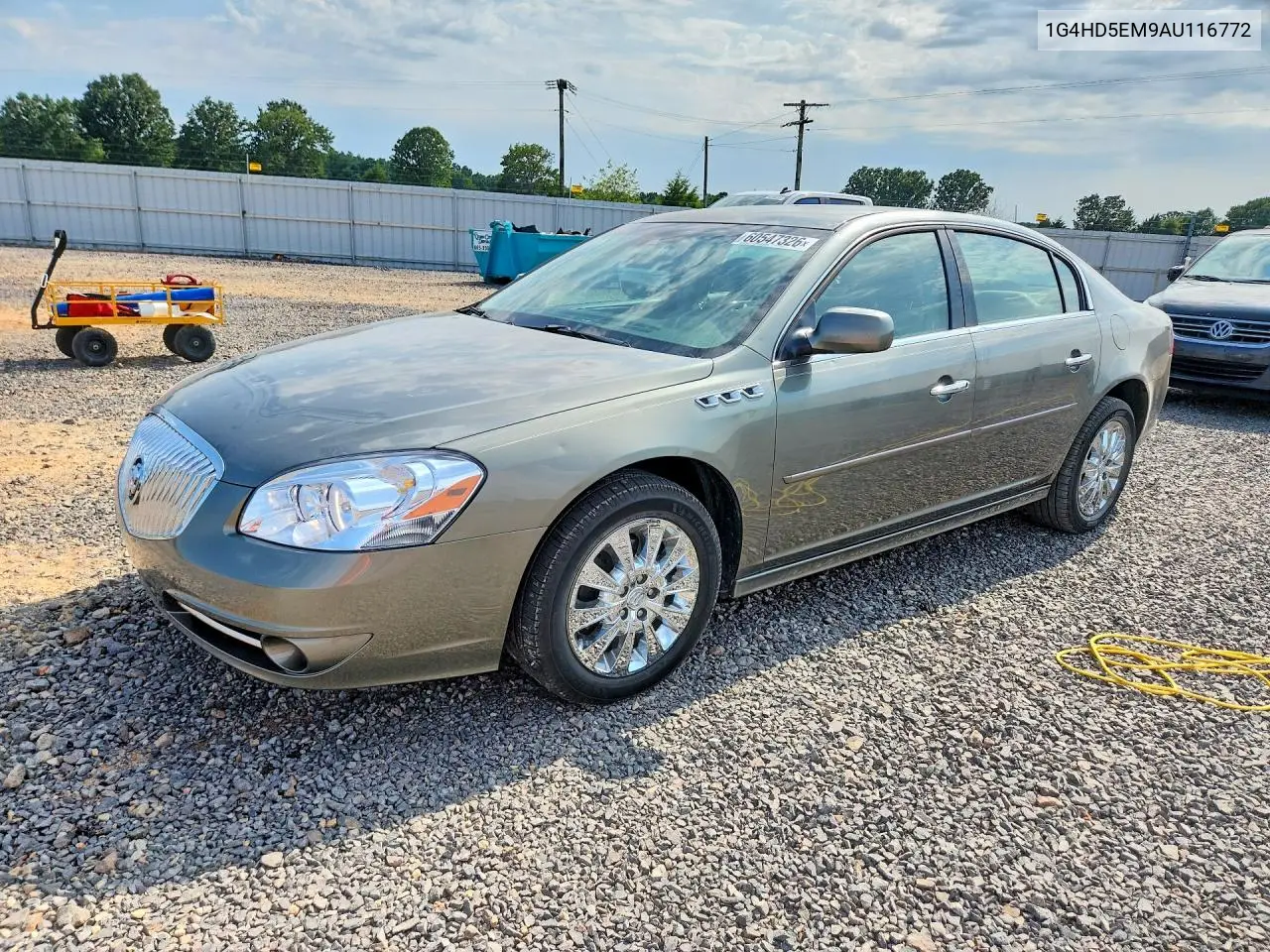 2010 Buick Lucerne Cxl VIN: 1G4HD5EM9AU116772 Lot: 60547326