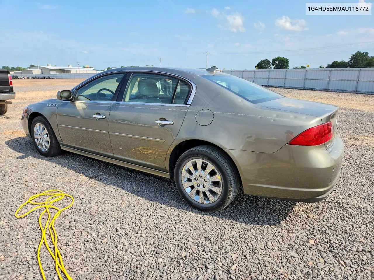 2010 Buick Lucerne Cxl VIN: 1G4HD5EM9AU116772 Lot: 60547326