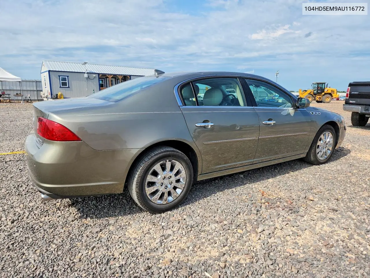 2010 Buick Lucerne Cxl VIN: 1G4HD5EM9AU116772 Lot: 60547326