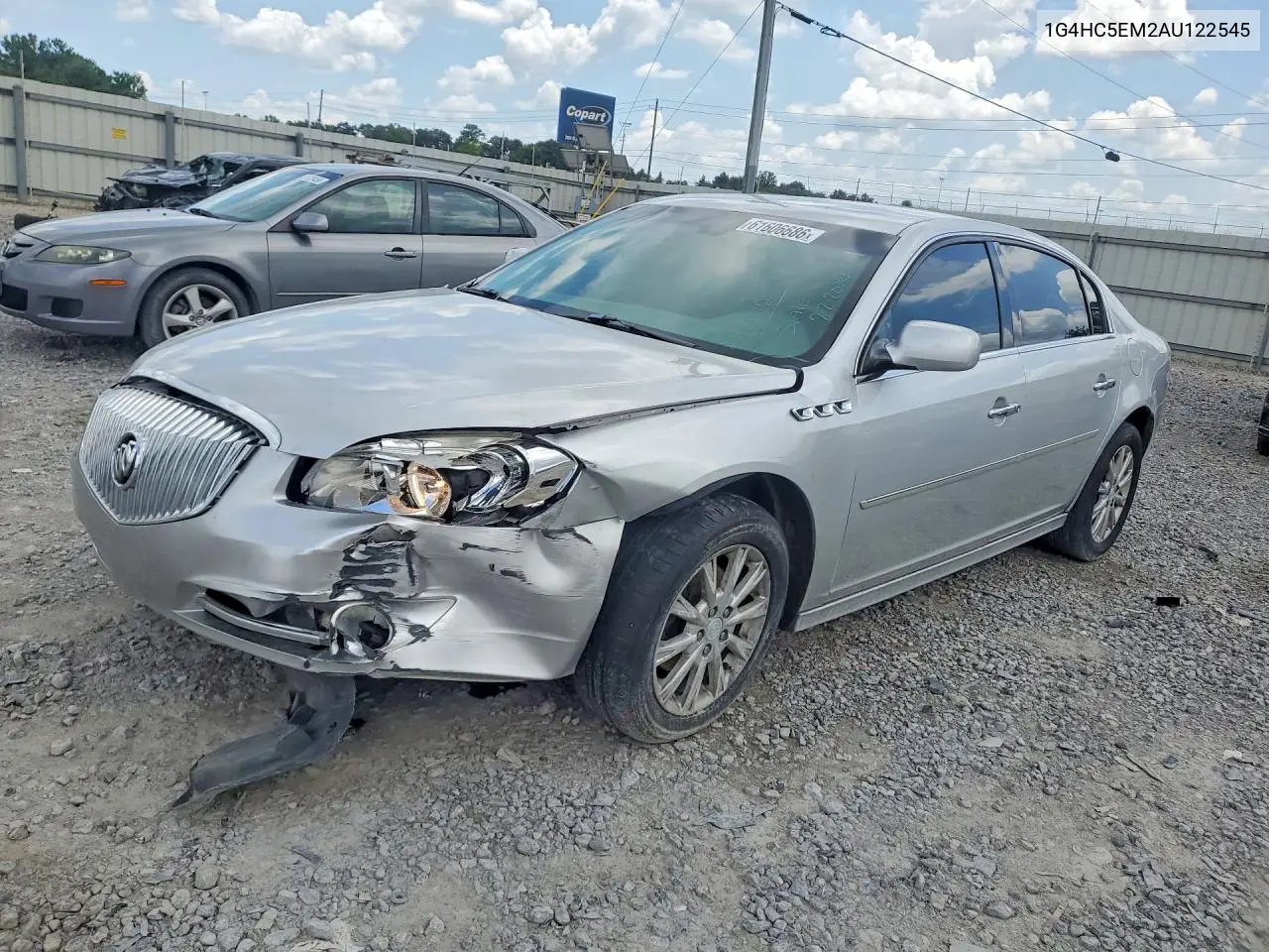 2010 Buick Lucerne Cxl VIN: 1G4HC5EM2AU122545 Lot: 61606686