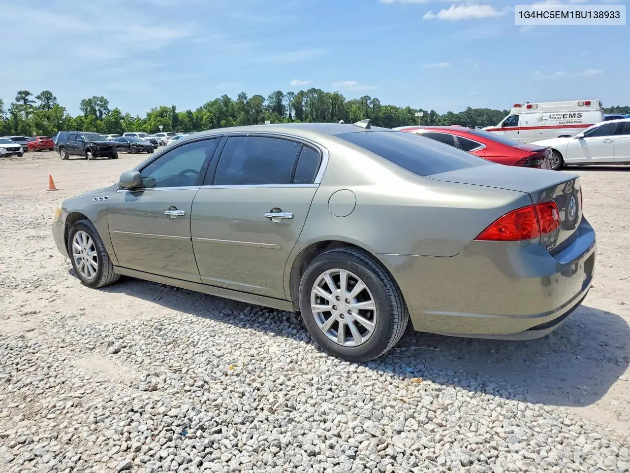 2011 Buick Lucerne Cxl VIN: 1G4HC5EM1BU138933 Lot: 52722386