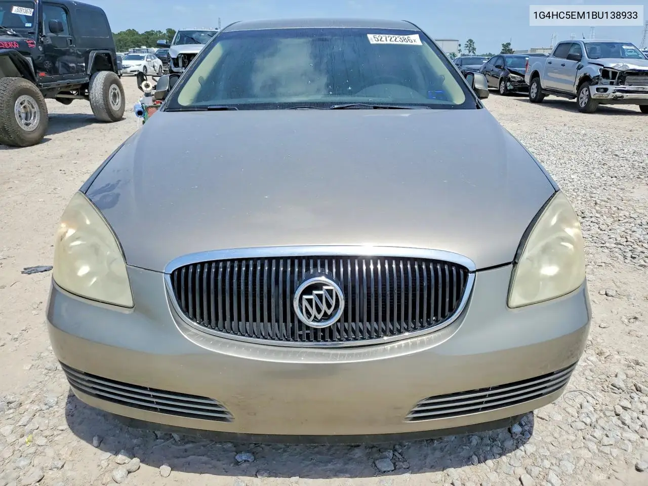 2011 Buick Lucerne Cxl VIN: 1G4HC5EM1BU138933 Lot: 52722386