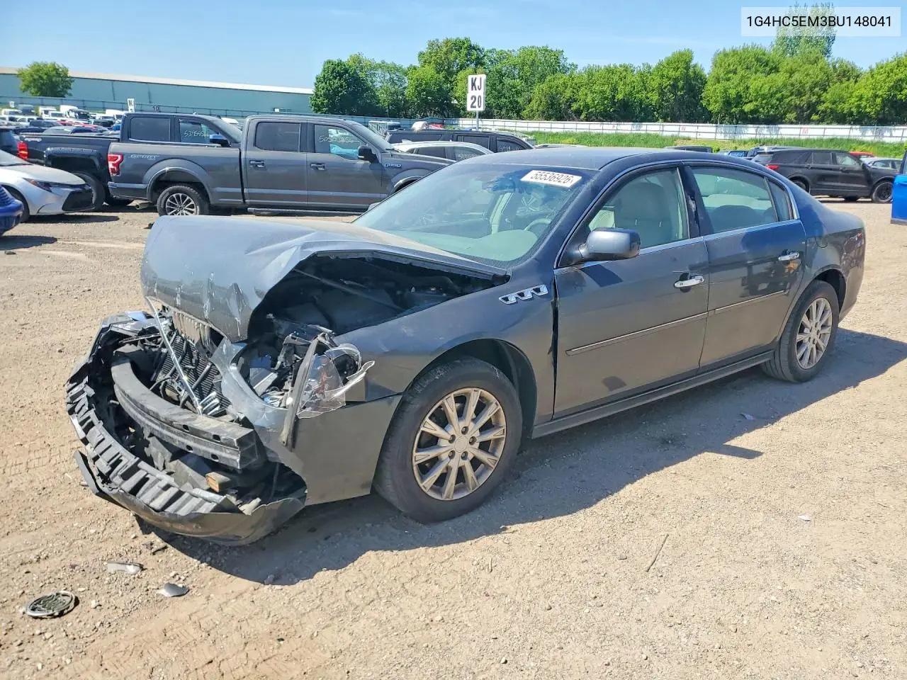 2011 Buick Lucerne Cxl VIN: 1G4HC5EM3BU148041 Lot: 55536926