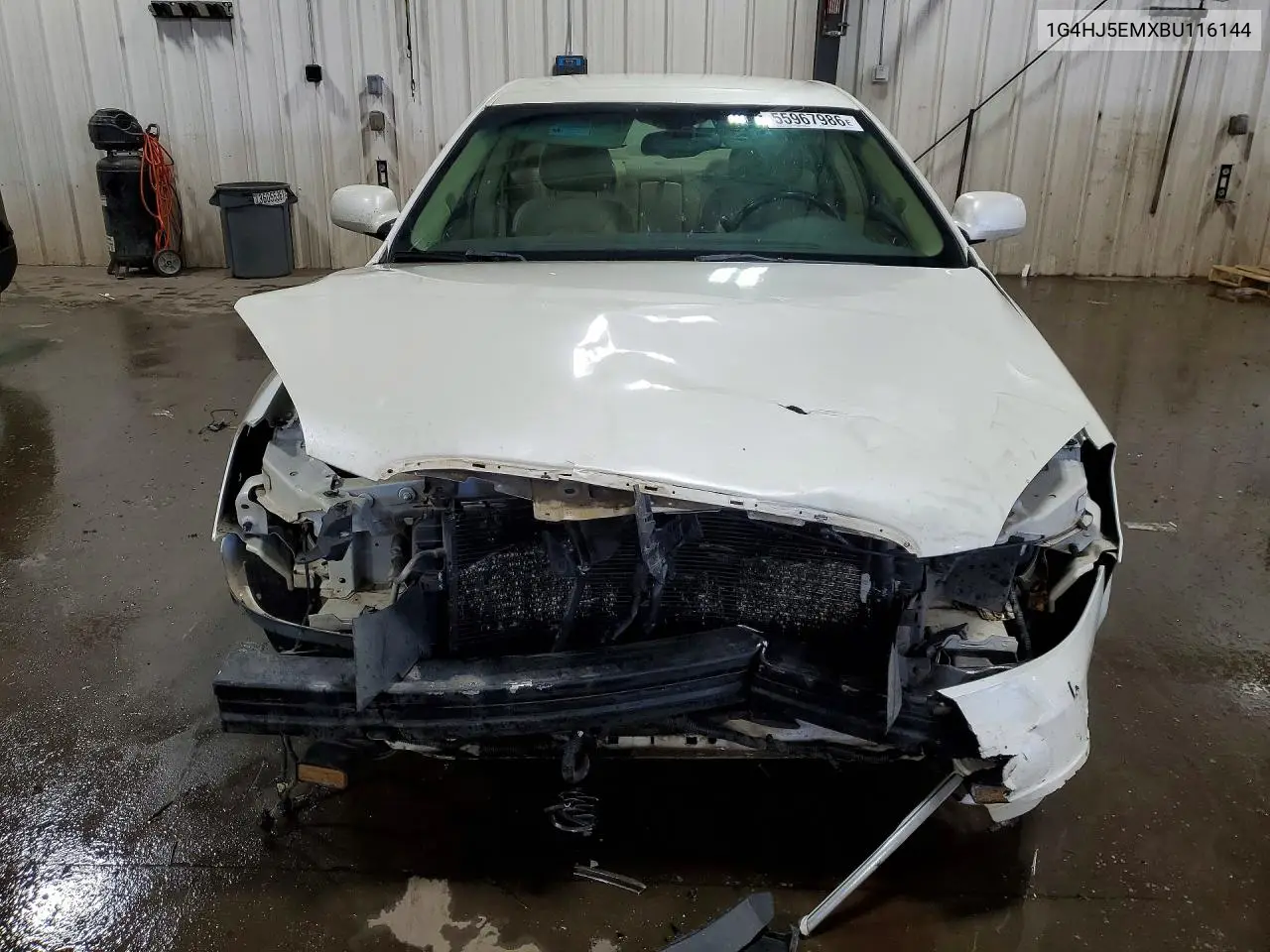 2011 Buick Lucerne Cxl VIN: 1G4HJ5EMXBU116144 Lot: 55967986