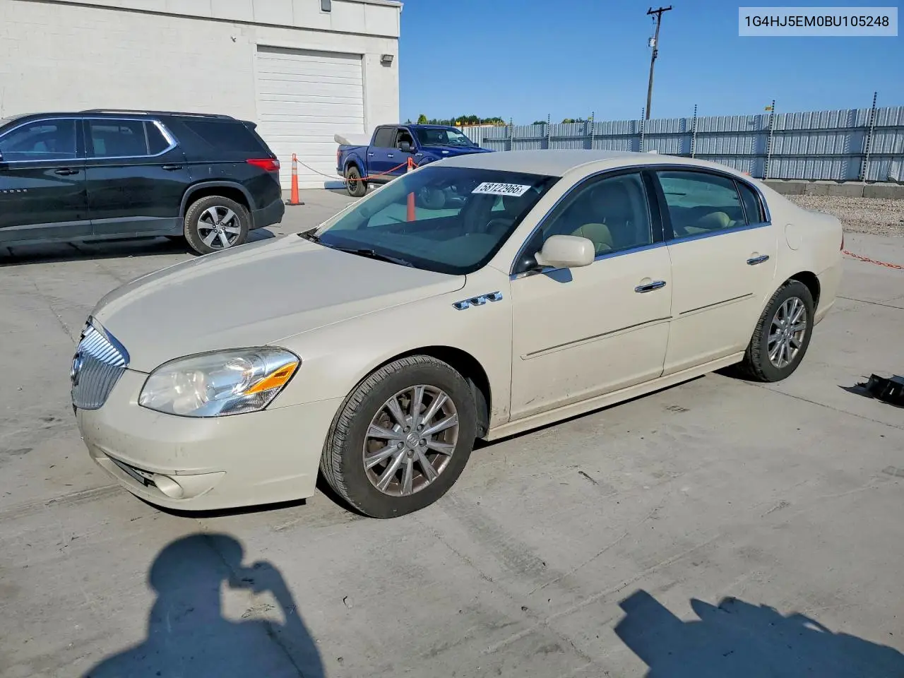 2011 Buick Lucerne Cxl VIN: 1G4HJ5EM0BU105248 Lot: 58122966