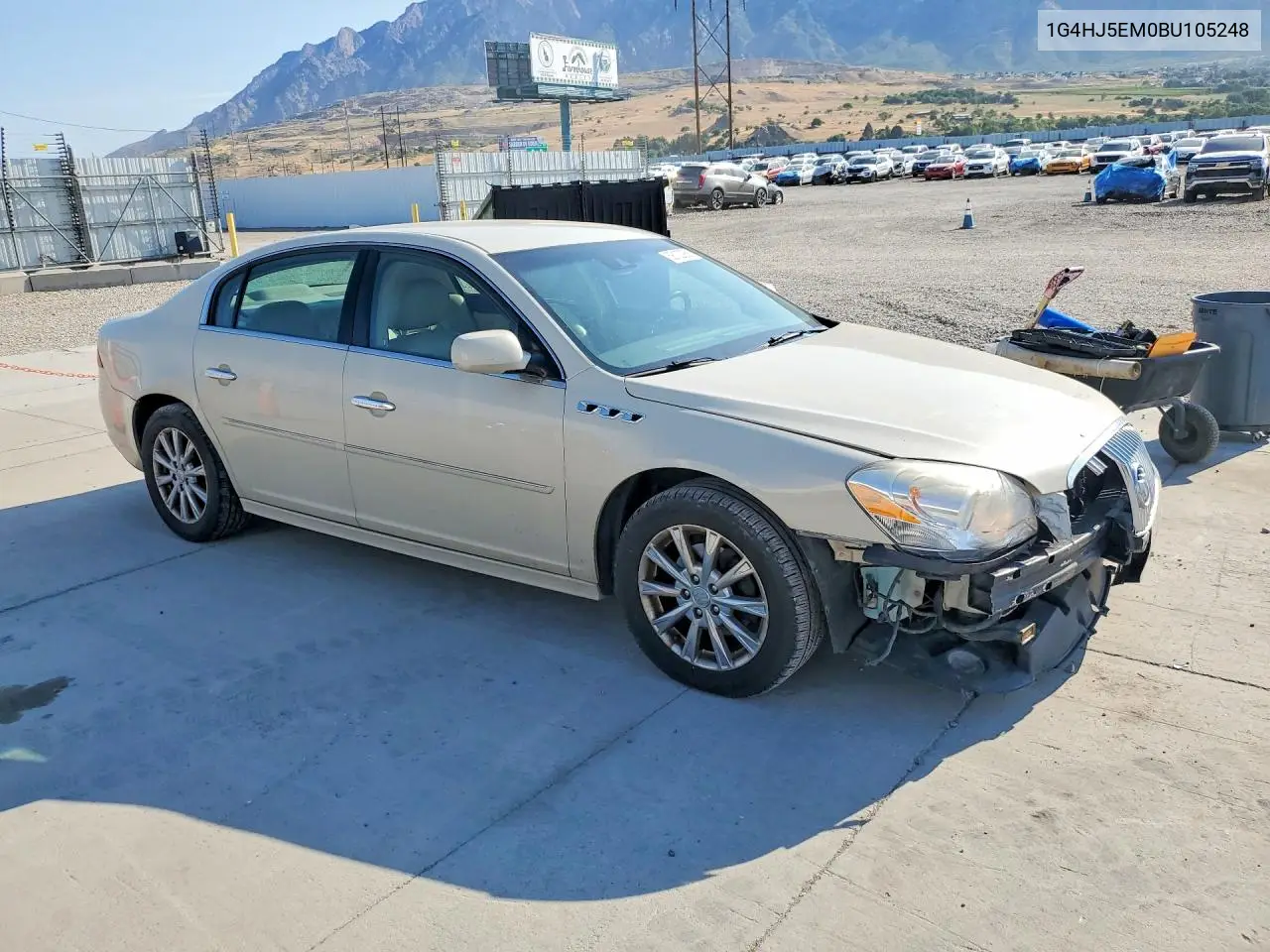 2011 Buick Lucerne Cxl VIN: 1G4HJ5EM0BU105248 Lot: 58122966