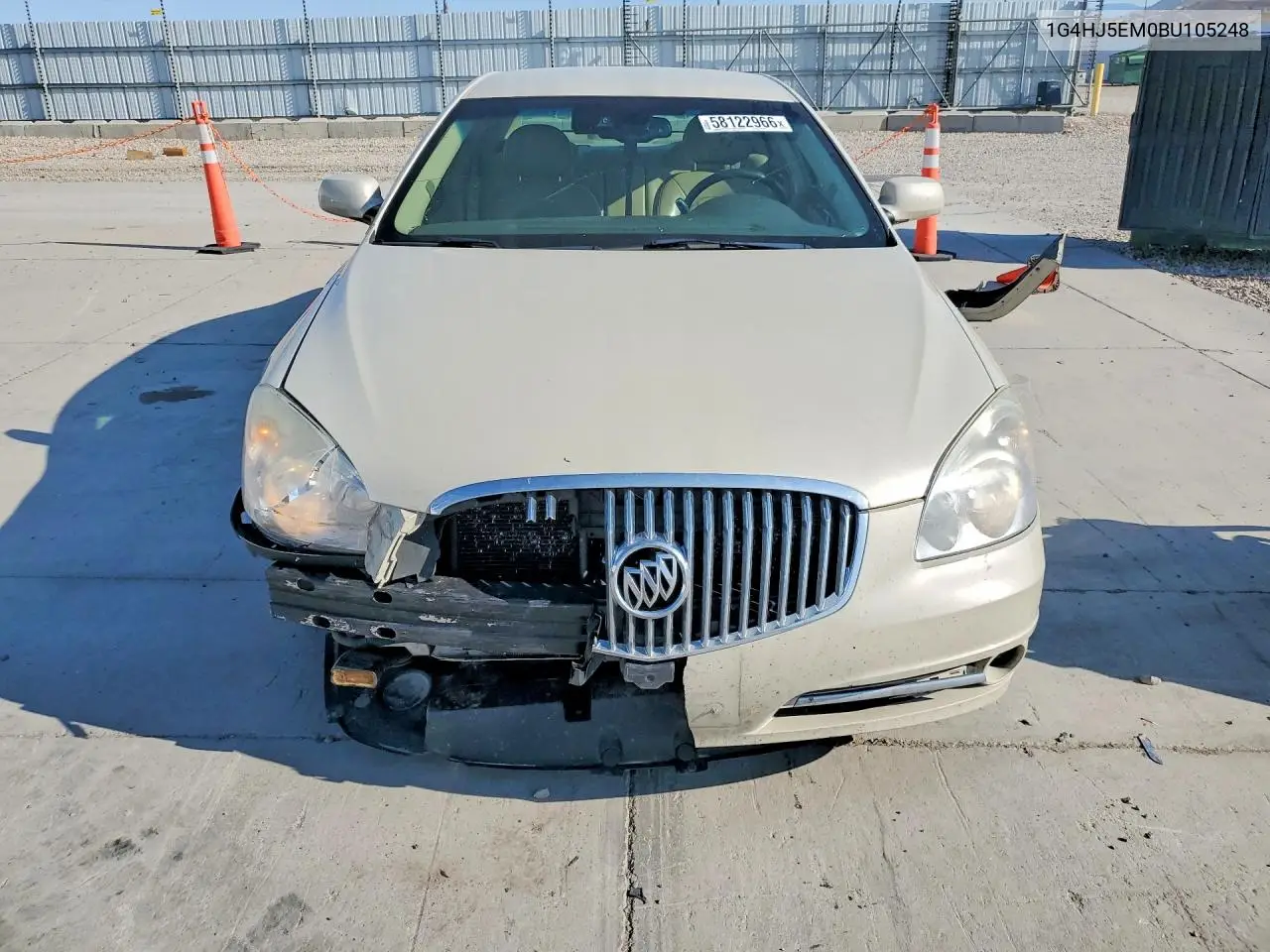 2011 Buick Lucerne Cxl VIN: 1G4HJ5EM0BU105248 Lot: 58122966
