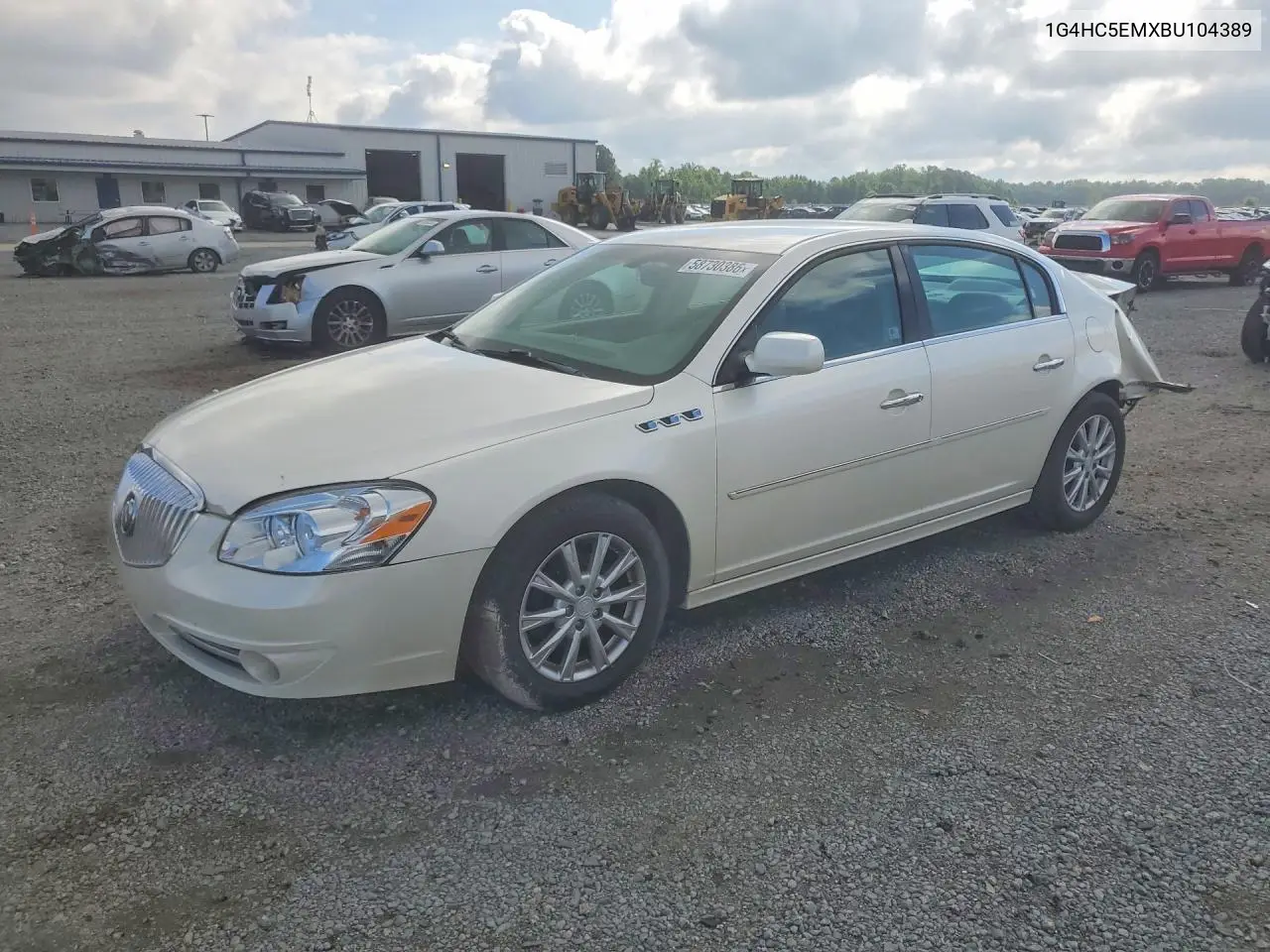 2011 Buick Lucerne VIN: 1G4HC5EMXBU104389 Lot: 58730386