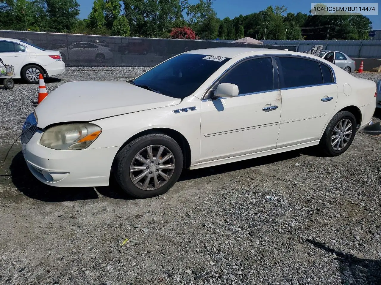 2011 Buick Lucerne Cxl VIN: 1G4HC5EM7BU114474 Lot: 59916846