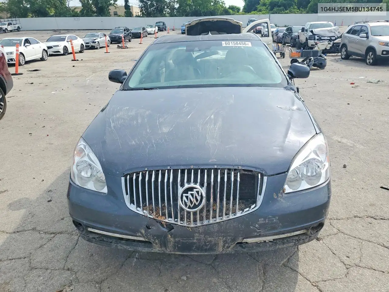 2011 Buick Lucerne Cxl VIN: 1G4HJ5EM5BU134745 Lot: 60158486