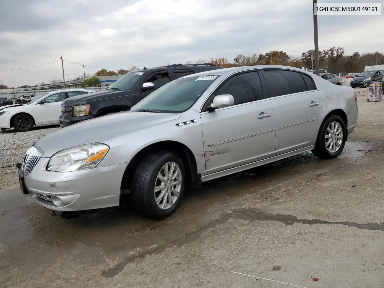 1G4HC5EM5BU149191 2011 Buick Lucerne Cxl