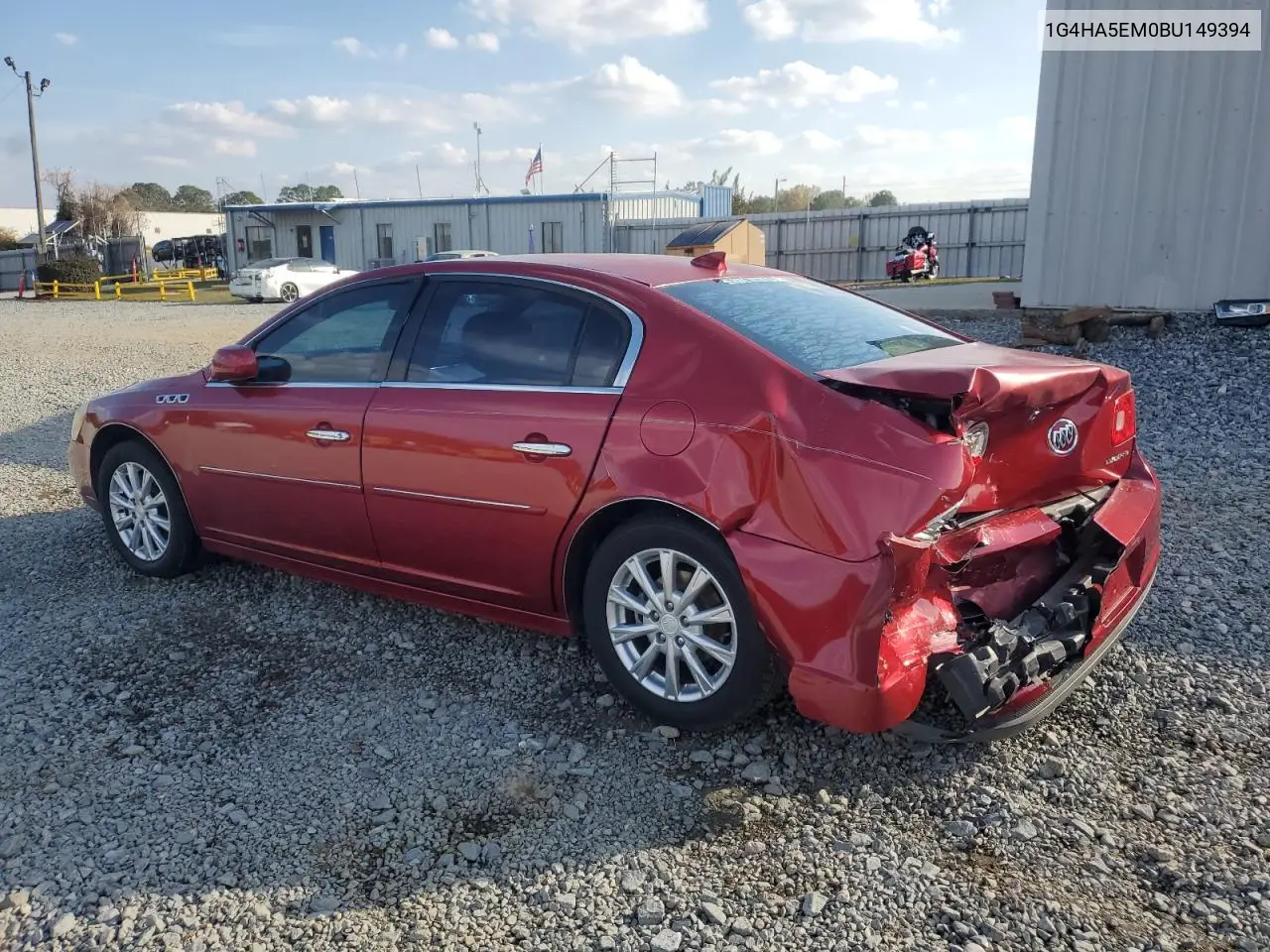 1G4HA5EM0BU149394 2011 Buick Lucerne Cx