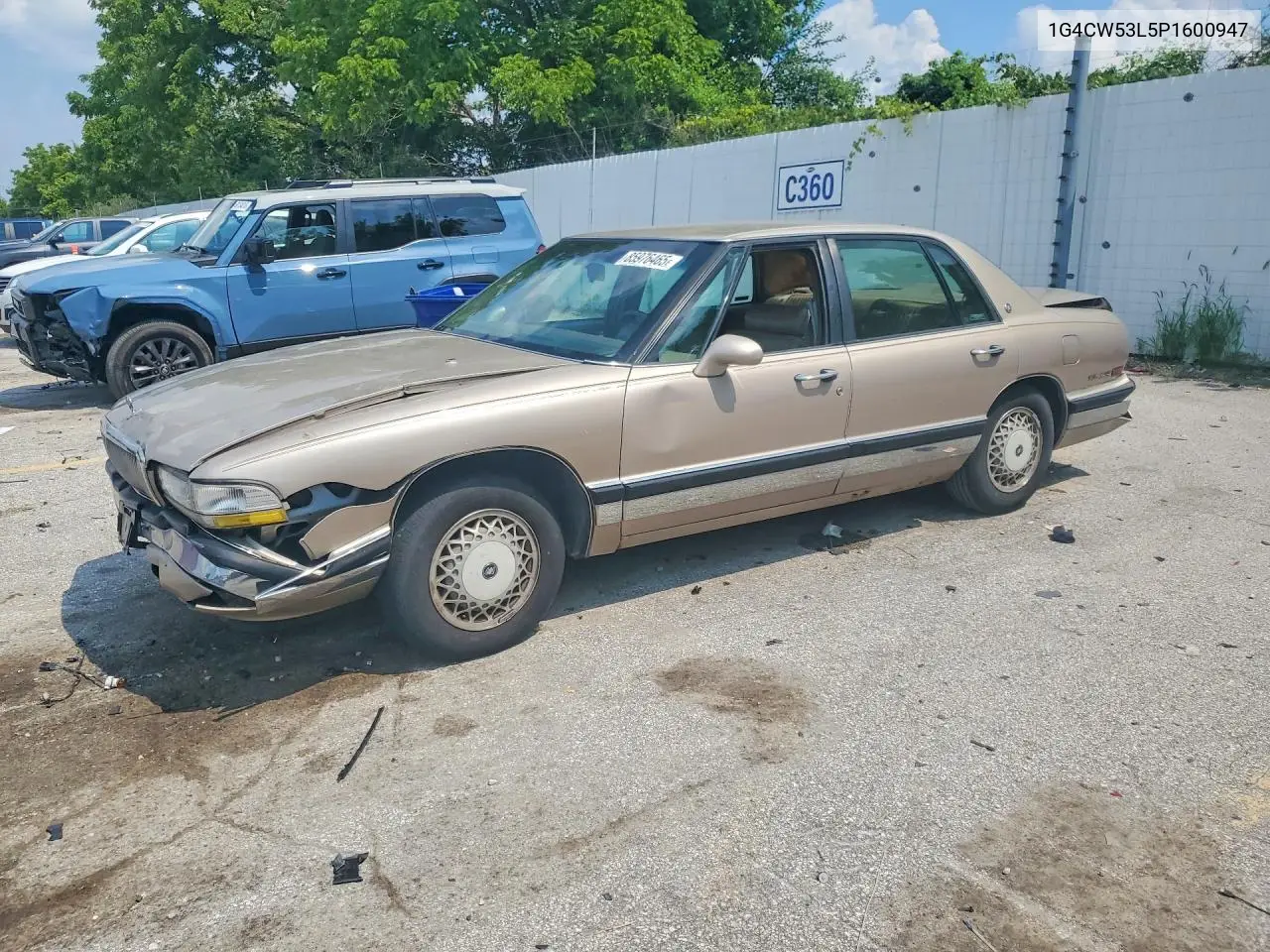 1993 Buick Park Avenue VIN: 1G4CW53L5P1600947 Lot: 85976465