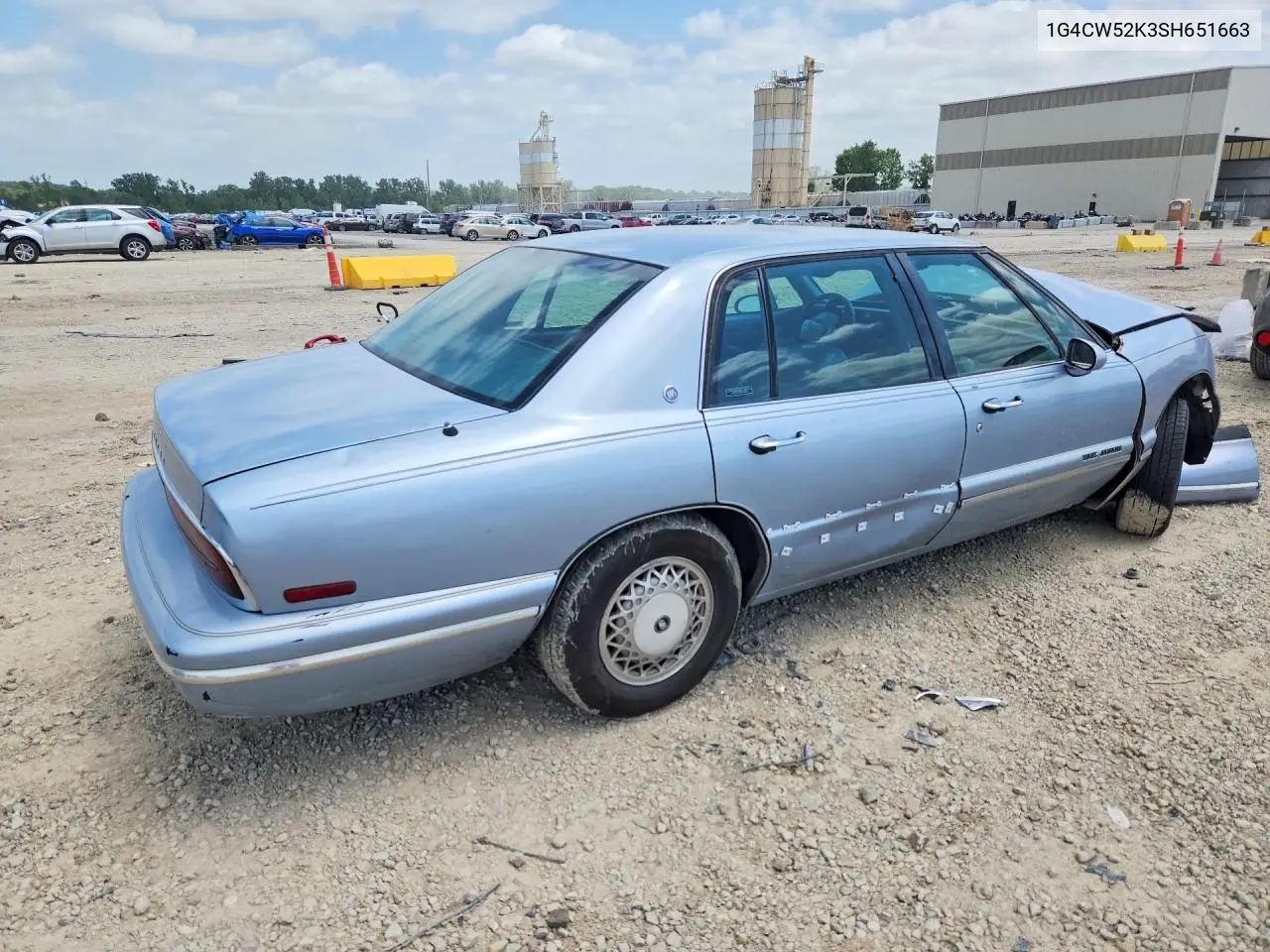 1995 Buick Park Avenue VIN: 1G4CW52K3SH651663 Lot: 59131466