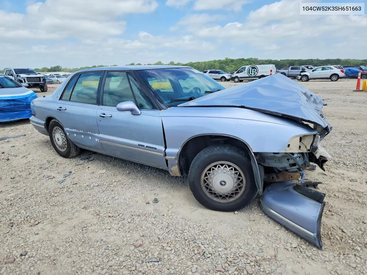 1995 Buick Park Avenue VIN: 1G4CW52K3SH651663 Lot: 59131466