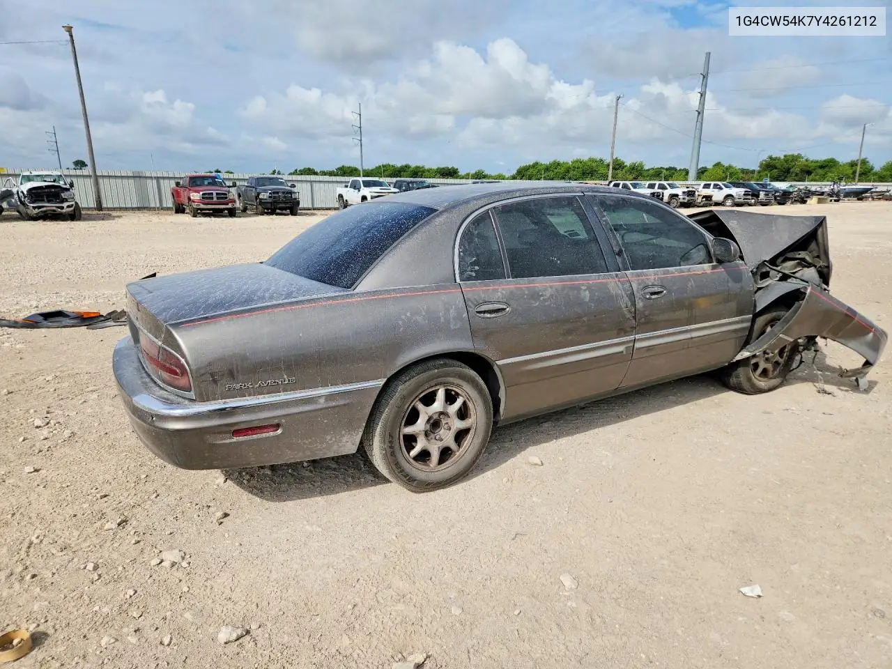 2000 Buick Park Avenue VIN: 1G4CW54K7Y4261212 Lot: 60505556