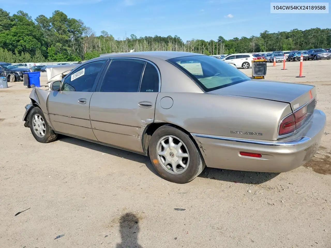 2002 Buick Park Avenue VIN: 1G4CW54KX24189588 Lot: 51900566
