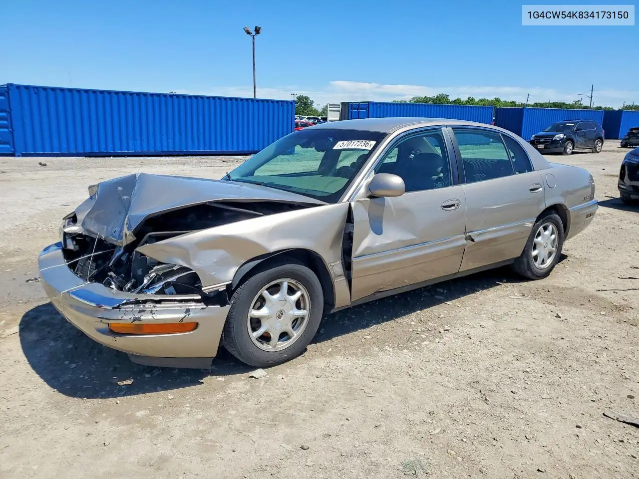 2003 Buick Park Avenue VIN: 1G4CW54K834173150 Lot: 57017236