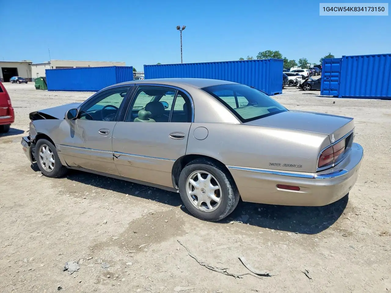 2003 Buick Park Avenue VIN: 1G4CW54K834173150 Lot: 57017236