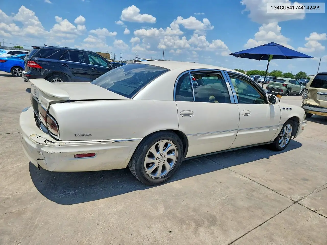 2004 Buick Park Avenue Ultra VIN: 1G4CU541744142499 Lot: 58596346