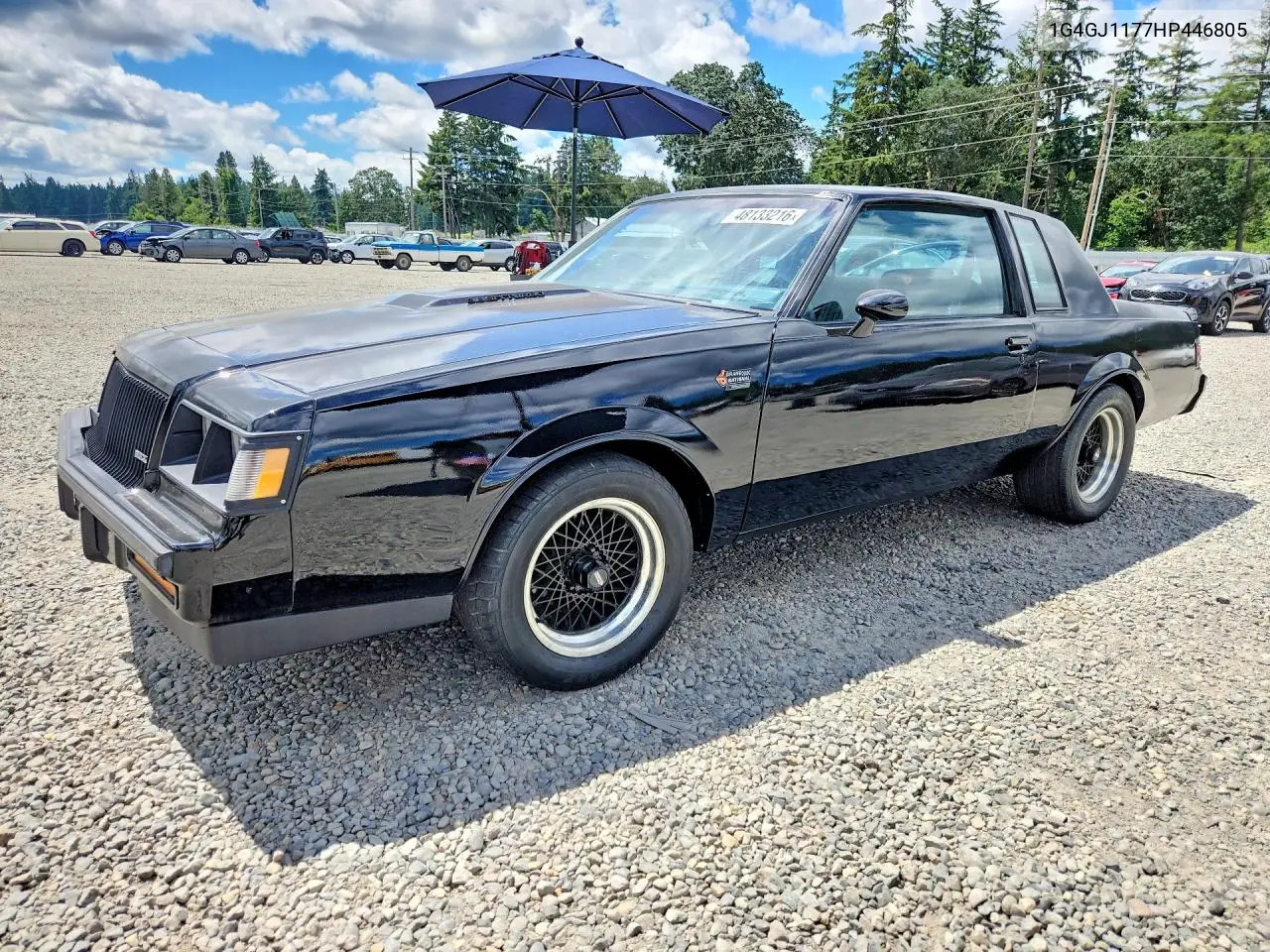 1987 Buick Regal VIN: 1G4GJ1177HP446805 Lot: 48133216